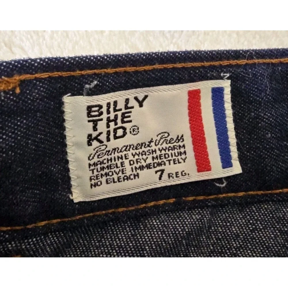 Vintage Boys Billy The Kid Jeans And‎ Denim Vest Set Size 6-7